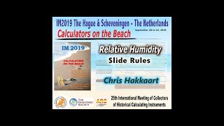 Relative Humidity Slide Rules  Chris Hakkaart [upl. by Nitsrik]