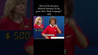 More of the great Richard Simmons on the gameshow “Body Language” from 1985 [upl. by Ainoz]