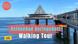 Heringsdorf  Walking Tour  Kaiserbäder  Usedom  🇩🇪 Ostsee  4K [upl. by Pollitt]