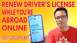 🔴RENEW YOUR PHILIPPINE DRIVERS LICENSE ONLINE WHILE ABROAD [upl. by Eryt]