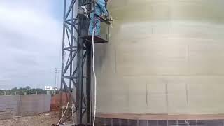 GRP Demineralized Water Storage Tank Construction [upl. by Knowles]