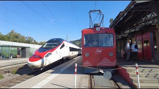 Bergbahn Rheineck–Walzenhausen RhW 10 July 2022 22 4K [upl. by Aicxela]