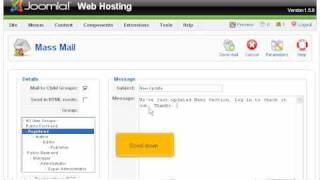 How to enable Email notifications for users  SiteGround Joomla Tutorial [upl. by Uball]