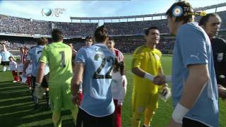 Uruguay  Paraguay Final de la Copa América FULL HD Entrada de los Equipos [upl. by Nolyd489]