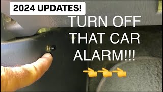 HOW TO TURN OFF CAR ALARM 🚨 EASY  No Key FOB Needed 2024 UPDATED [upl. by Henke]