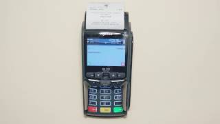 How to do a transaction with Payment Terminal iWL250 BT amp GPRS [upl. by Helsie]