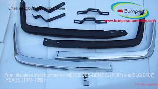 Mercedes Benz R107 and C1071971–1989 bumpers [upl. by Tareyn]