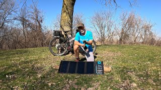 Big Blue Solar Panel  Gear Review [upl. by Ahsemot]