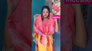 Meesho party wear saree haul ✨💝 fashion meesho meeshohaul saree [upl. by Itsur]