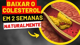 Como BAIXAR O COLESTEROL em 2 SEMANAS  Naturalmente com 8 DICAS Sem Remédios [upl. by Haeel904]