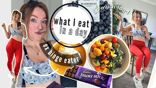 WHAT I EAT IN A DAY  Realistic Healthy Balanced from someone that used to restrict amp binge [upl. by Troxell214]