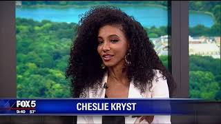 Miss USA 2019 Cheslie Kryst visits Good Morning New York [upl. by Delphine]