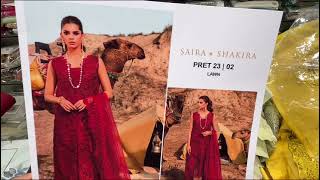 SAIRA SHAKIRA LUXURY LAWN  same usmanbrandspvtLtd [upl. by Bakemeier]