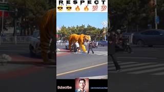 Lion Crossing Road 💯😱 shorts respect [upl. by England]