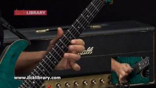 Panama Van Halen Guitar Solo Performance  Cover by Stuart Bull Licklibrary [upl. by Enitnemelc]