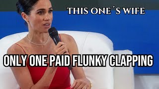 Only One Paid Flunky Clapping Meghan Markle [upl. by Deehsar717]