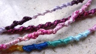 Bracciali di cotone  Spirale [upl. by Kushner]