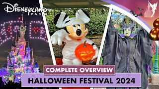 🎃 Disneyland Paris Halloween Complete Overview 2024 [upl. by Eldora]