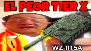 REVIEW DEL TANQUE WZ111 5A  EL PEOR TANQUE DE TIER 10 WOTBLITZ EN ESPAÑOL [upl. by Fortin]