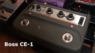 Boss CE1 Preamp Demo John Frusciante Tone [upl. by Dupaix]