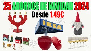 🎅🎄25 Adornos para NAVIDAD de IKEA 2024  Novedades y Ofertas Decoración Navidad IKEA 2024 [upl. by Felton]