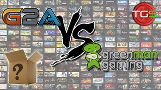 G2A vs Green Man Gaming  Battle of the Mystery Steam Key Bundle [upl. by Gnot468]