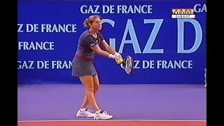 Monica Seles vs Jelena Dokic Paris Indoors 2002 SF [upl. by Llenal]