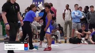 57 Kg Semifinal  Stevo Poulin Northern Colorado Wrestling Club Vs Richard CastroSandoval Centr [upl. by Sandberg]