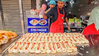 Pakistani Street Food Egg Burger  Amazing Burger Cooking  Street Food Karachi  Rashida Hussain [upl. by Ayinat]