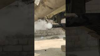 why white smoke coming from exhaust tailpipe technicalasif viralvideo trending youtubeshorts [upl. by Ennairek]