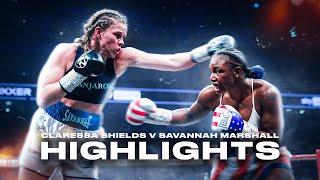 Claressa Shields vs Savannah Marshall Full Highlights  FREE Fight  The GWOAT Becomes Undisputed 👑 [upl. by Freddy]