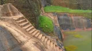 An ancient pool entirely carved in rock on the top of Sigiriya [upl. by Gnilrac276]