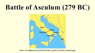 Battle of Asculum 279 BC [upl. by Eigla]