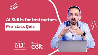 AI Skills for Instructors  Creating a PreClass Quiz [upl. by Metzger426]