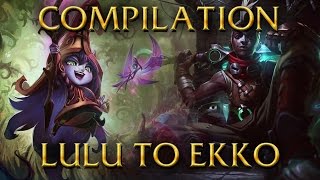 LoL Login themes  Champions  From Lulu to Ekko [upl. by Susi23]