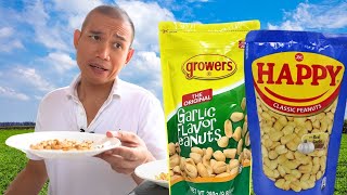 Growers Vs Happy Garlic Peanuts  Alin ang Sulit  Review ni Kuya Ditto  Adobong Mani [upl. by Stirling]