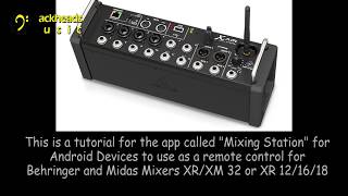 Behringer and Midas Android Mixing Station [upl. by Nema]