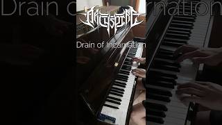 Archspire  Drain of Incarnation Intro  Solo Piano Cover archspire metal piano [upl. by Simonsen485]