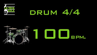 100 BPM  44 DRUM TRACK  ROCK [upl. by Bartko]