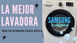 Review Lavadora Samsung Eco Bubble  En Español [upl. by Adiehsar]