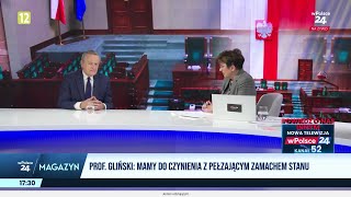 Prof Piotr Gliński to próba zainstalowania hybrydowej dyktatury [upl. by Yenittirb859]