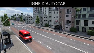 Transport Fever 2  Map 9  Autocar FBMV  Fleuve les Bains  Monts Verts  évolution 1 [upl. by Mcspadden]