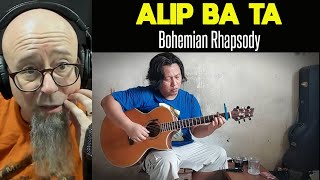 Alip Ba Ta  Bohemian Rhapsody fingerstyle cover Reaction [upl. by Ariat577]