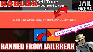 I got BANNED from Jailbreak [upl. by Dranrev]