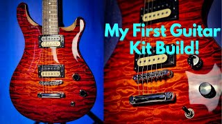 Solo PRK10 Guitar Build  Quilted Maple Lava Burst PRS Style [upl. by Clite]