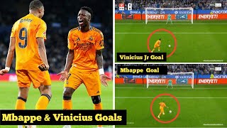 Mbappe Penalty Goal Vs Real Socieded  Vinicius Penalty Goal Vs Real Socieded [upl. by Letsirc]