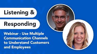 Listening amp Responding to Your Customers During COVID19 2020 Webinar [upl. by Atisor642]