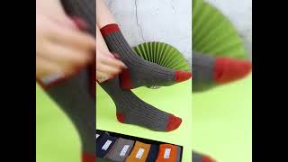 Colorblock Business MidCalf Socks [upl. by Annayat]