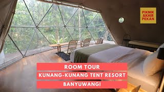 RoomTour  KunangKunang Tent Resort Banyuwangi  Glamping Di Hutan Kecil Dekat Kawah Ijen [upl. by Sirrep]