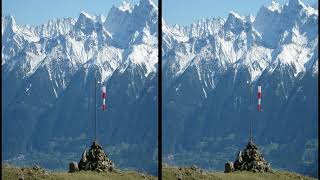 Septemberschnee in den Alpen Südtirol Prämajur  Watles 3D 4K Diaschau [upl. by Milone914]